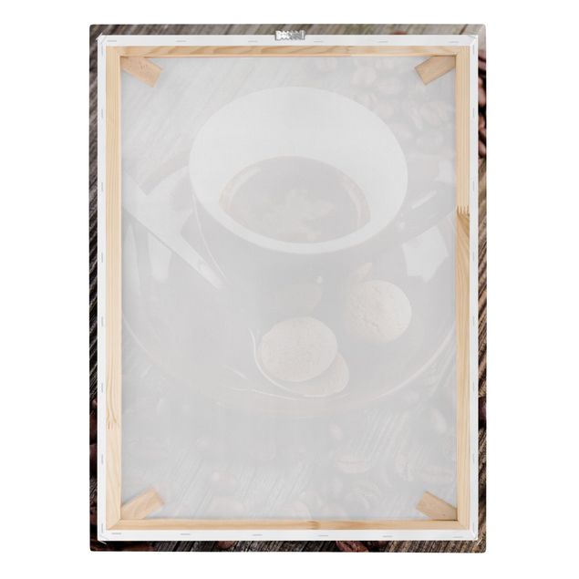 Tableaux de Uwe Merkel Tasses à café avec grains de café