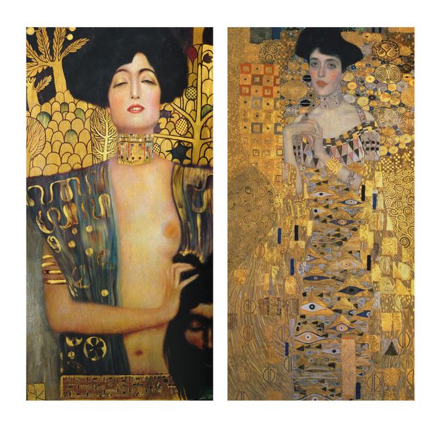 Toile montagne Gustav Klimt - Judith et Adele