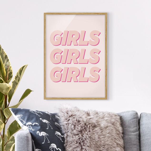 Déco mur cuisine Girls Girls Girls - Les filles