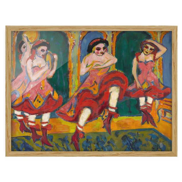 Tableau reproduction Ernst Ludwig Kirchner - Danseurs de Czardas
