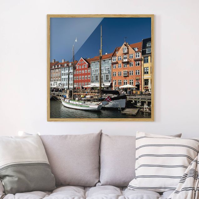 Tableaux moderne Port à Copenhague