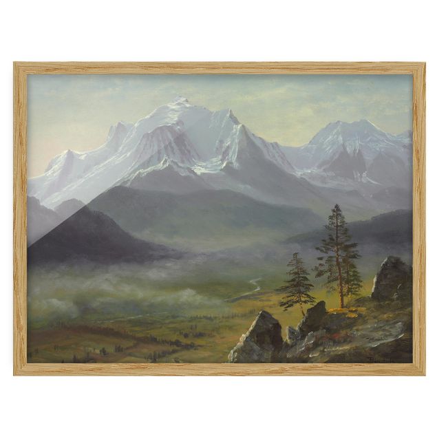 Tableaux Artistiques Albert Bierstadt - Mont Blanc