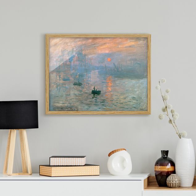 Tableau paysages Claude Monet - Impression (lever de soleil)