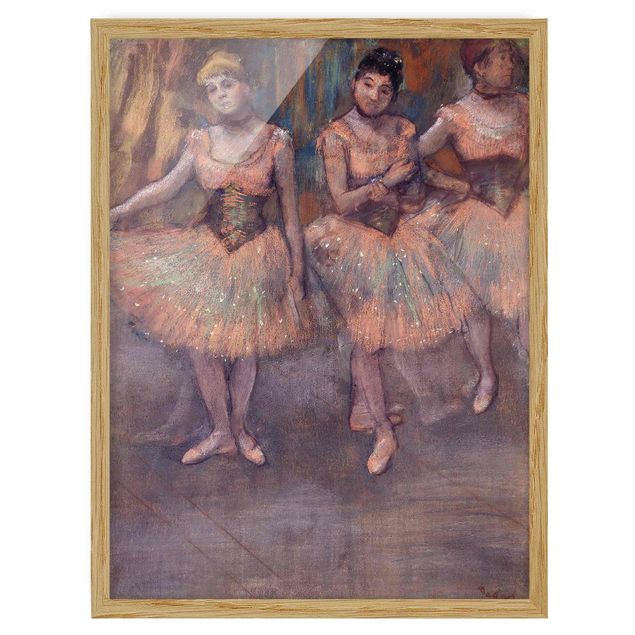 Tableaux ballerine Edgar Degas - Trois danseuses avant l'exercice
