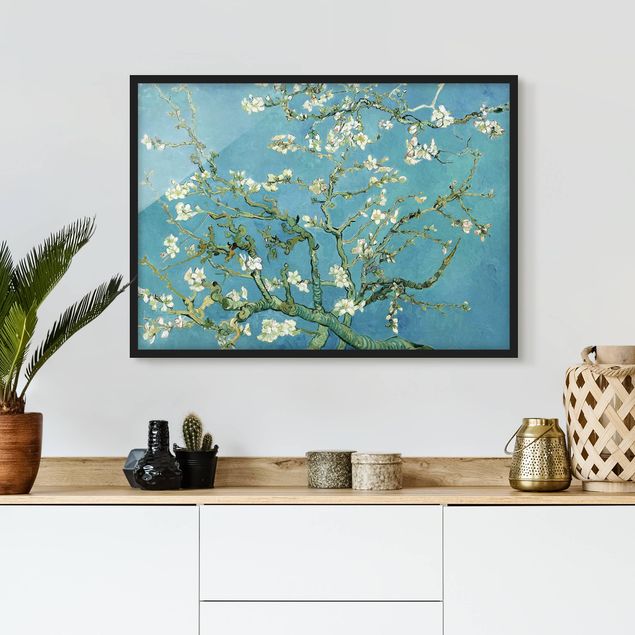 Poster encadré - Vincent Van Gogh - Almond Blossoms