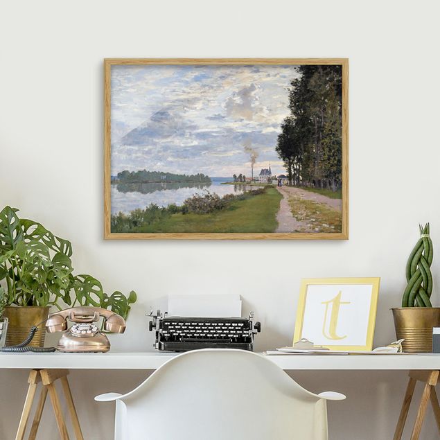 Tableau paysages Claude Monet - Le front de mer d'Argenteuil