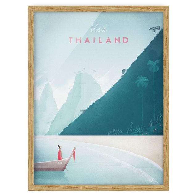 Tableaux mer Poster de voyage - Thaïlande