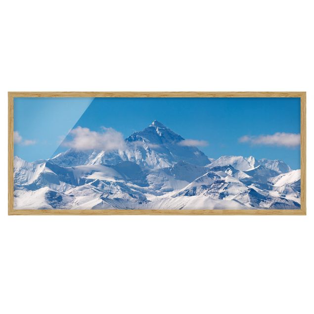 Tableaux encadrés paysage Mont Everest