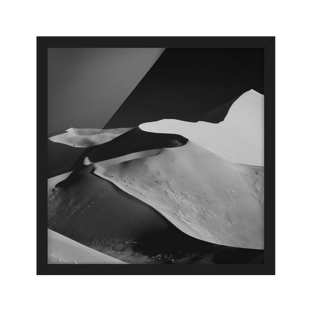 Tableaux encadrés paysage Désert - Dunes Abstraites