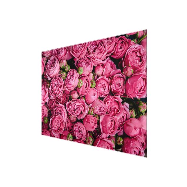 Tableau fleurs Pivoines roses