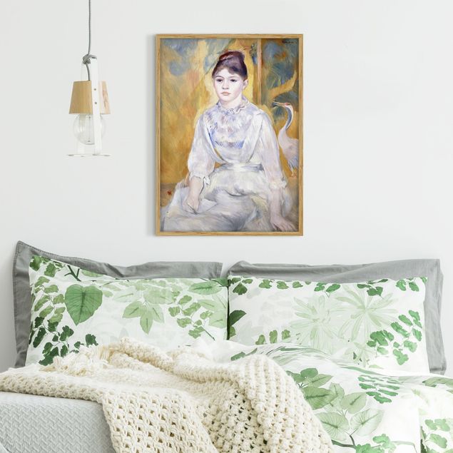 Tableaux Artistiques Auguste Renoir - Jeune fille avec un cygne