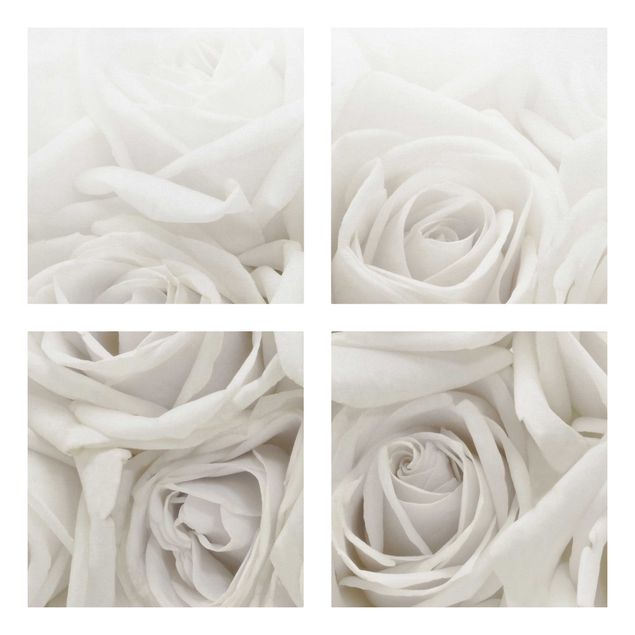 Toiles montagne White Roses