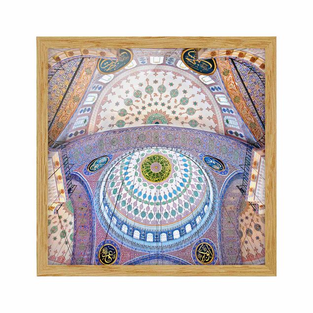 Tableaux dessins Mosquée bleue à Istanbul