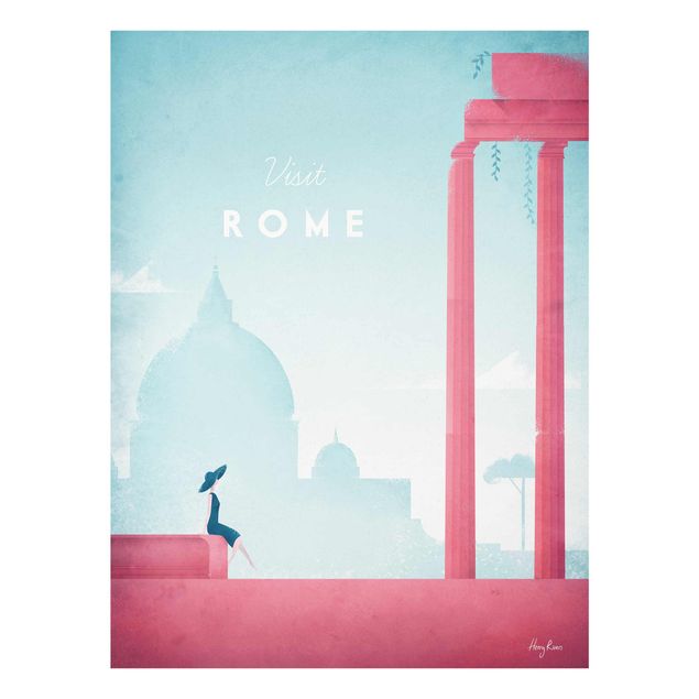 Tableaux portraits Poster de voyage - Rome