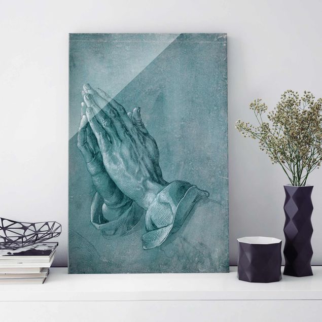 Tableaux en verre magnétique Albrecht Dürer - Étude des mains en prière