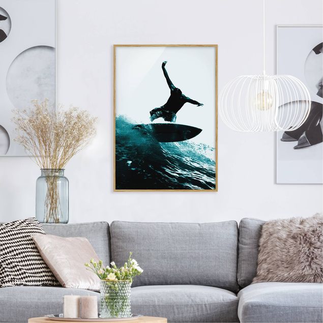 Tableaux paysage Surfing Hero