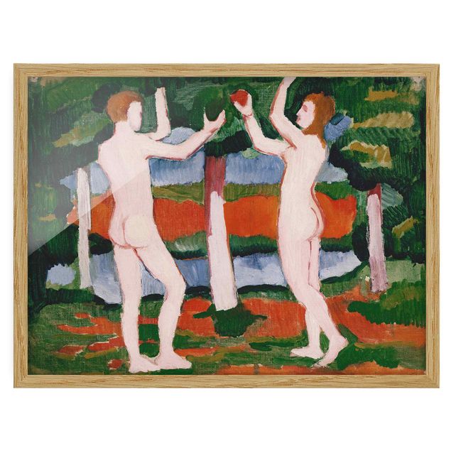 Tableaux moderne August Macke - Adam et Eve