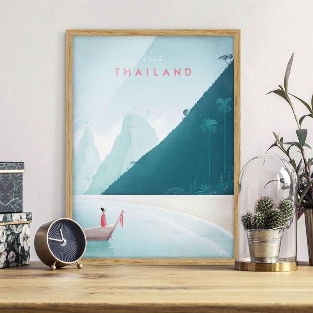 Tableaux encadrés plage & mer Poster de voyage - Thaïlande