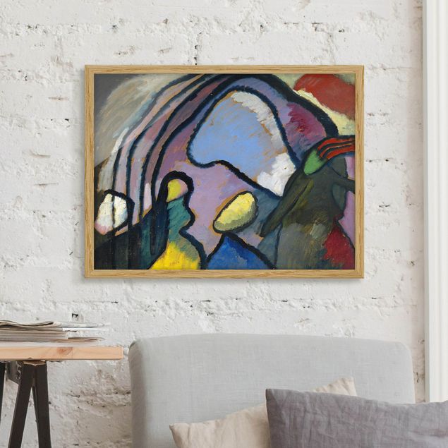 Déco murale cuisine Wassily Kandinsky - Étude pour l'improvisation 10
