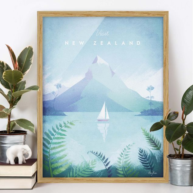 Décorations cuisine Poster de voyage - Nouvelle-Zélande