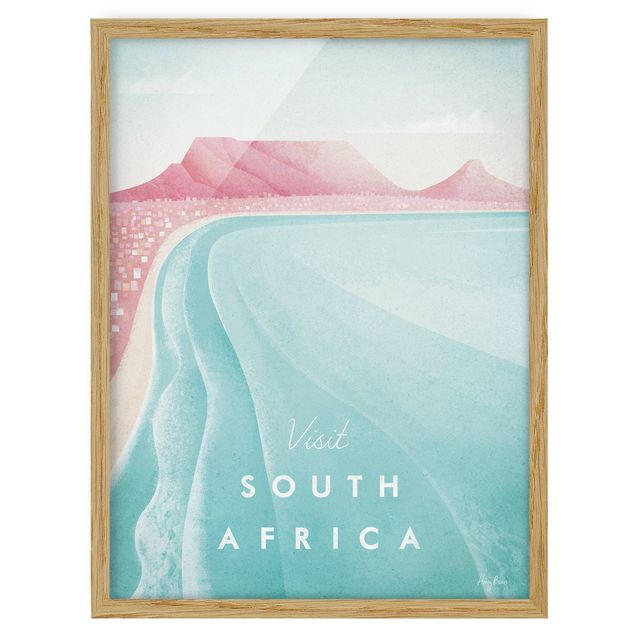 Tableau bord de mer Poster de voyage - Afrique du Sud