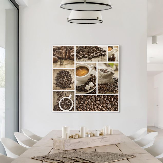 Tableaux modernes Collage de Café
