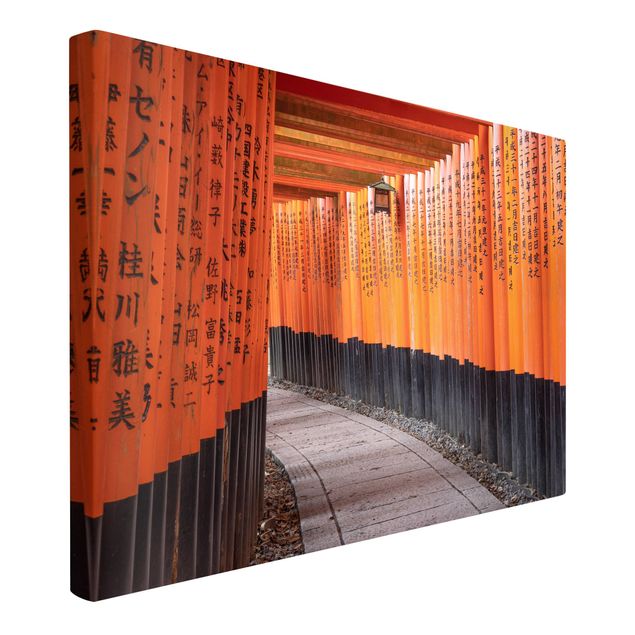Tableaux modernes Un millier de torii rouges