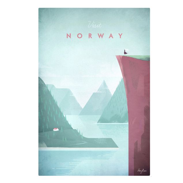 Tableau deco nature Poster de voyage - Norvège