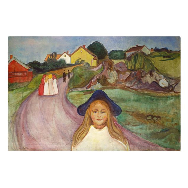 Tableau paysages Edvard Munch - Nuit blanche