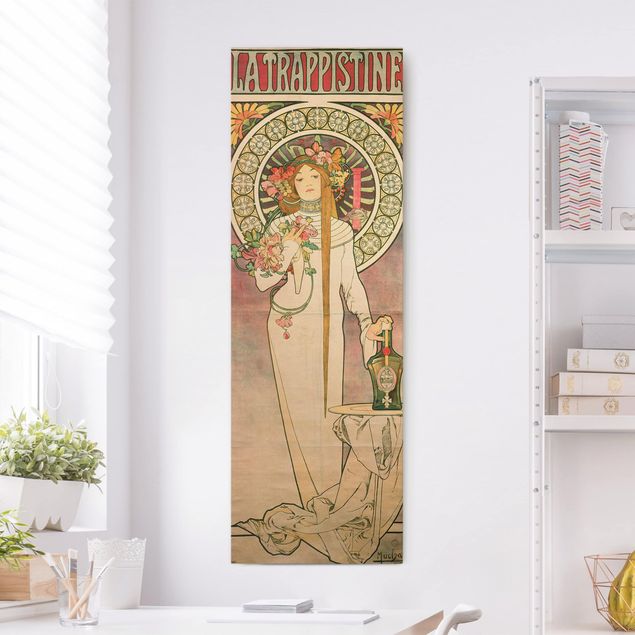 Déco mur cuisine Alfons Mucha - Affiche pour La Trappistine