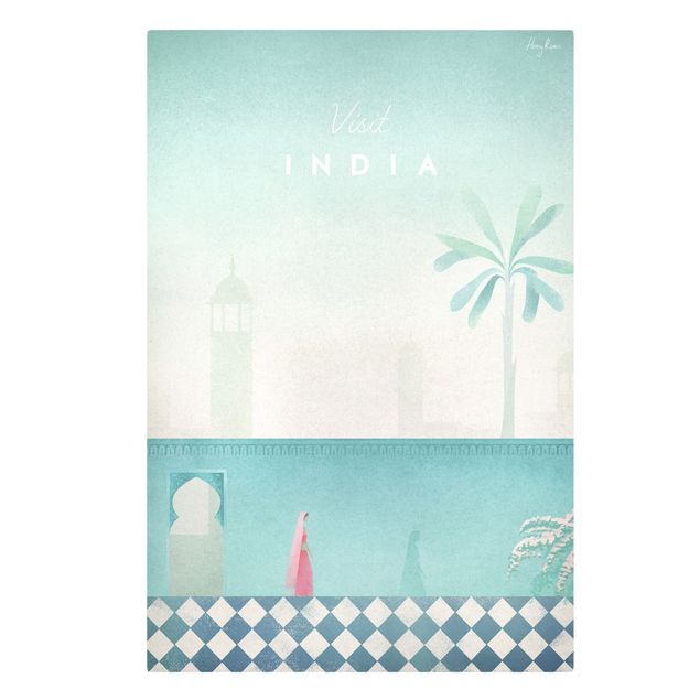Tableau de ville Poster de voyage - Inde