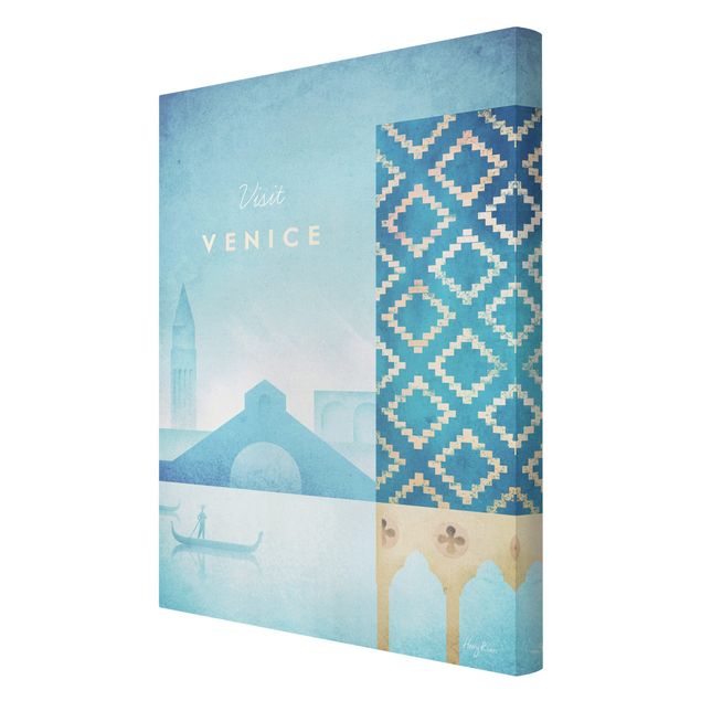 Tableau reproduction Poster de voyage - Venise