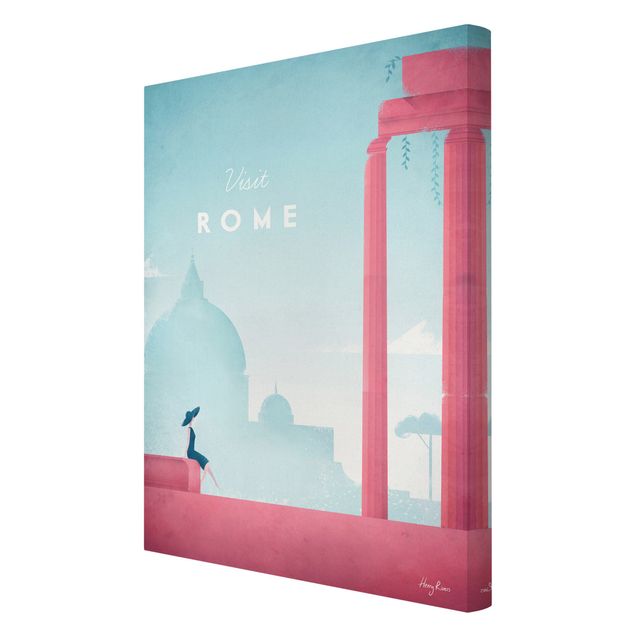 Tableau ville Poster de voyage - Rome