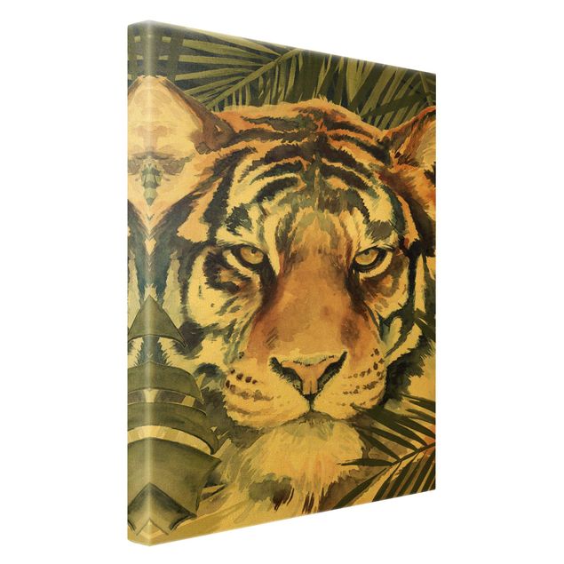 Tableaux modernes Tigre dans la jungle