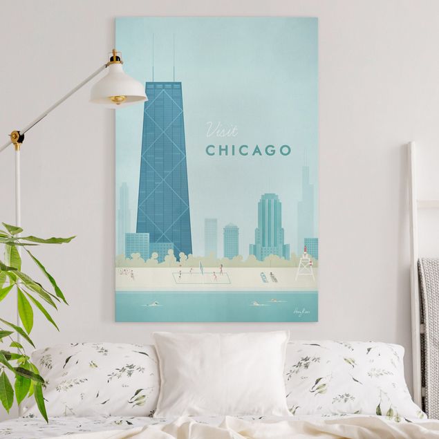 Déco murale cuisine Poster de voyage - Chicago