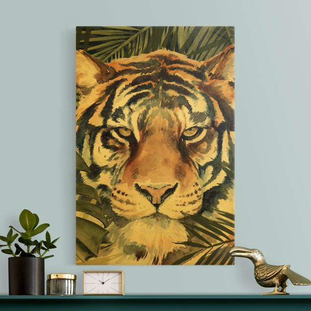 Tableaux jungle Tigre dans la jungle
