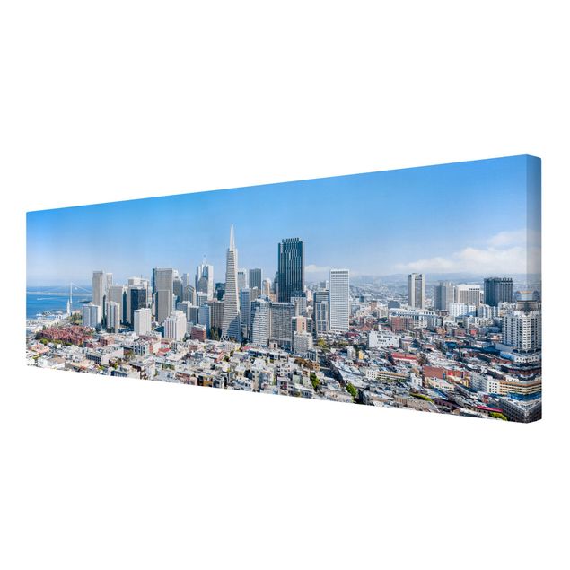 Tableaux Silhouette urbaine de San Francisco