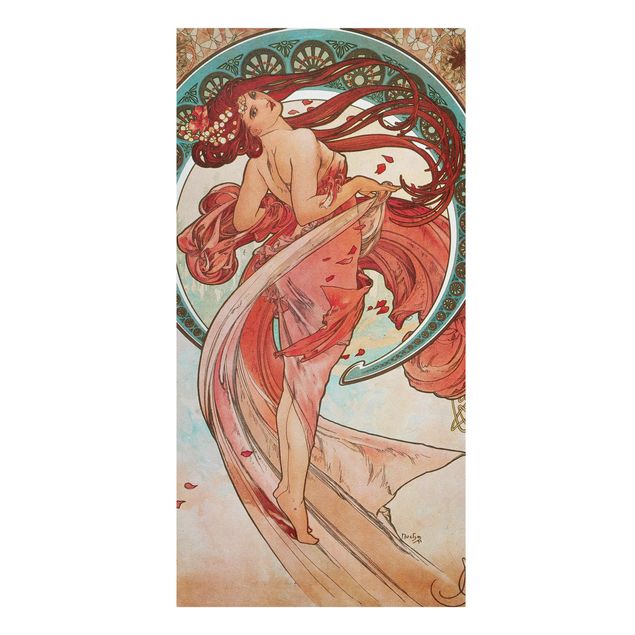 Tableau style vintage Alfons Mucha - Quatre Arts - Danse
