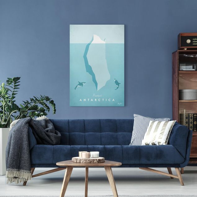 Tableau mer Poster de voyage - Antarctique
