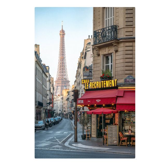 Tableau ville du monde Rues de Paris