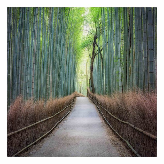 Tableau moderne Le chemin à travers le bambou