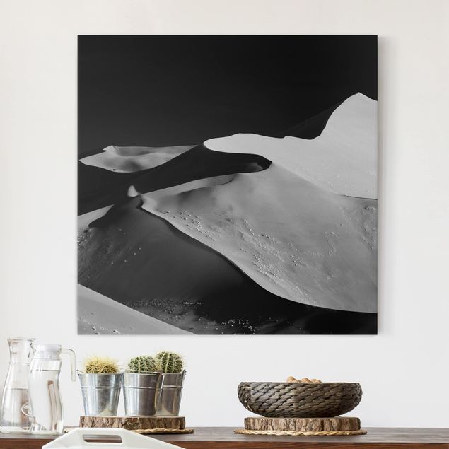 Tableaux sur toile avec dunes Désert - Dunes Abstraites