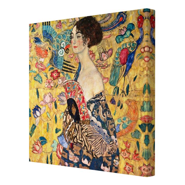 Tableaux reproductions Gustav Klimt - Dame à l'éventail