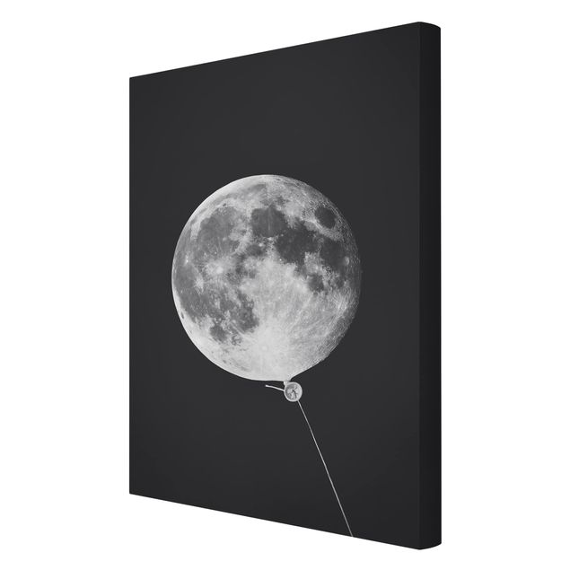 Tableaux noirs Ballon avec Lune