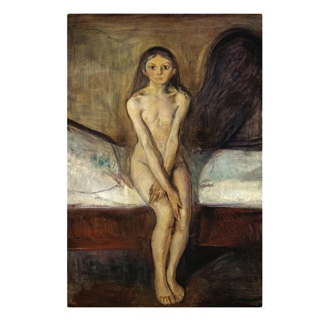 Tableau moderne Edvard Munch - La puberté