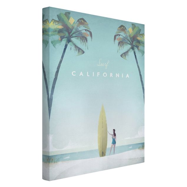 Tableaux mer Poster de voyage - Californie