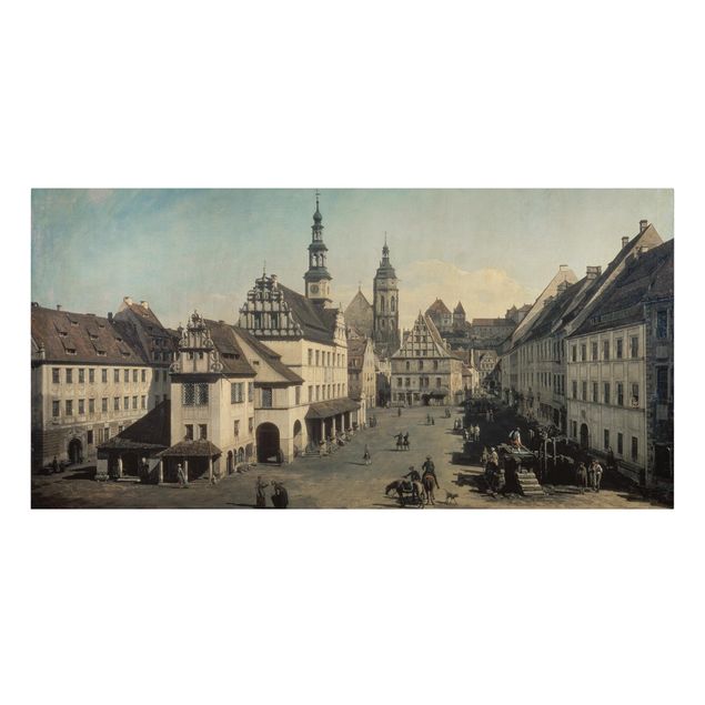 Courant artistique Postimpressionnisme Bernardo Bellotto - La place du marché de Pirna