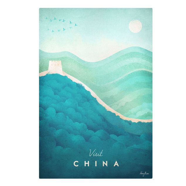 Tableaux reproductions Poster de voyage - Chine