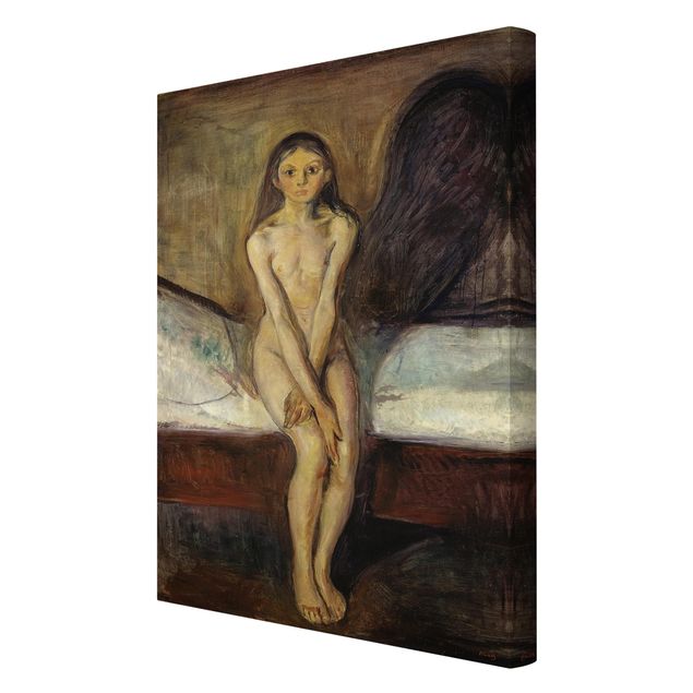 Tableau portrait Edvard Munch - La puberté