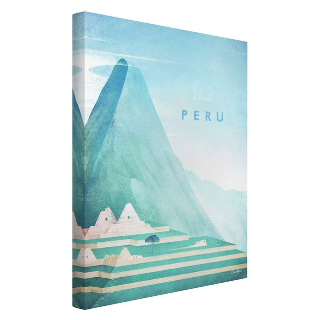 Toiles montagne Poster de voyage - Pérou
